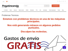 Tablet Screenshot of pegatineando.com